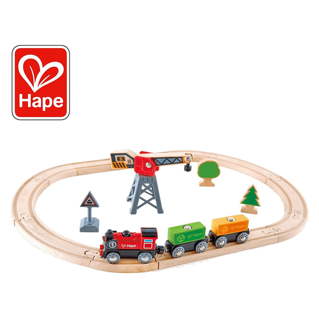 Hape Railway Cargo Delivery Loop - Σιδηρόδρομος Φορτοεκφόρτωσης Εμπορευμάτων