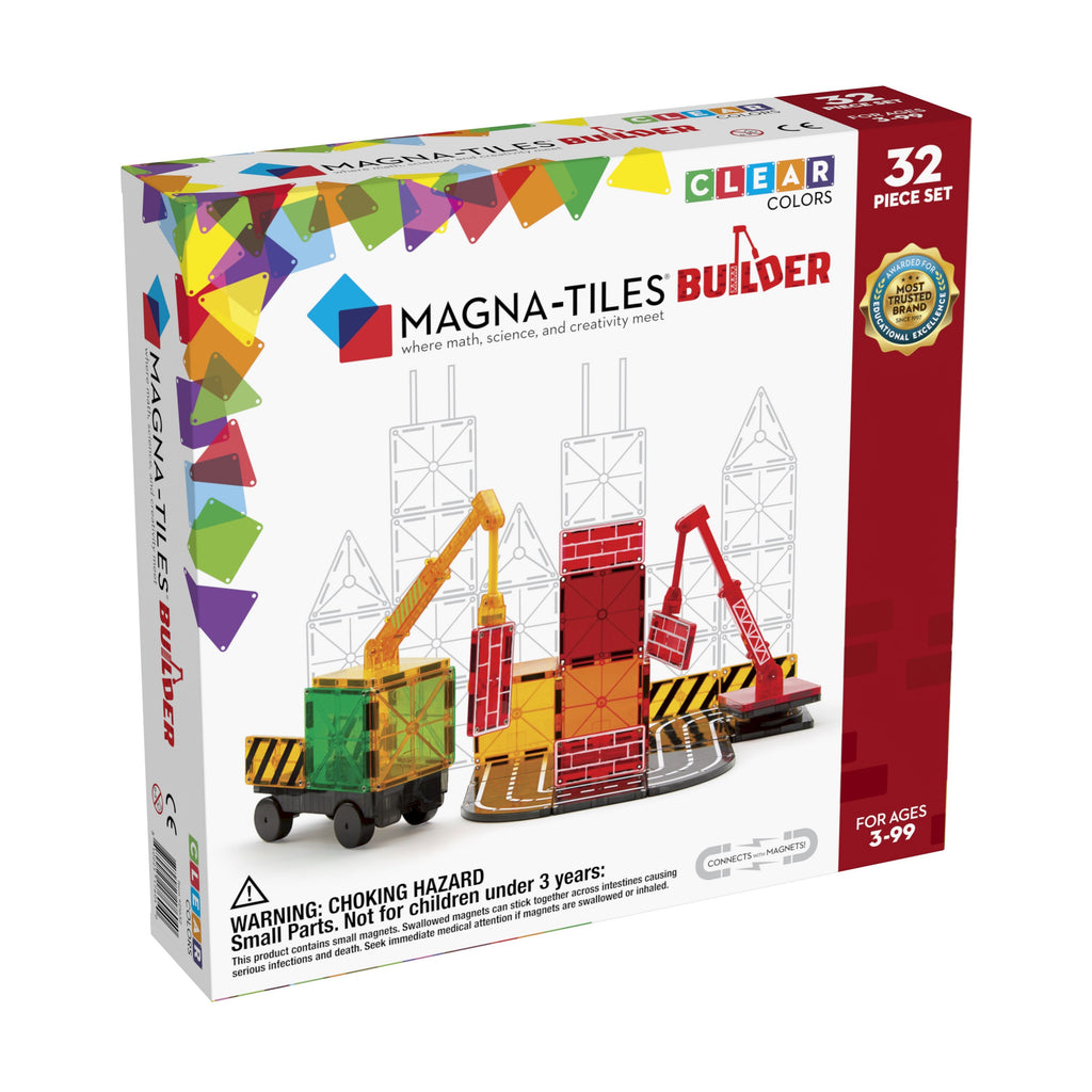 Magna-Tiles Μαγνητικό Παιχνίδι Builder 32 κομματιών 
