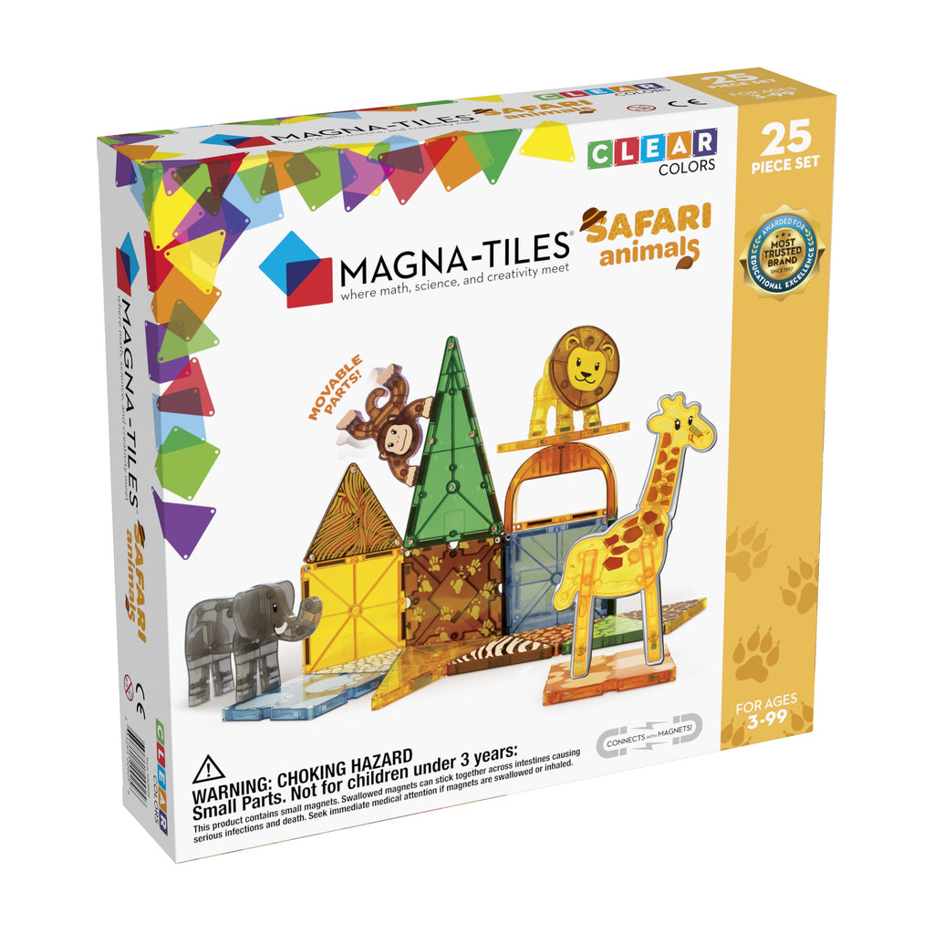 Magna-Tiles Μαγνητικό Παιχνίδι 25 κομματιών Safari Animals